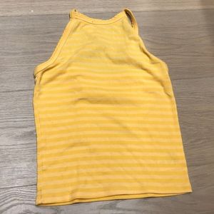 yellow halter
